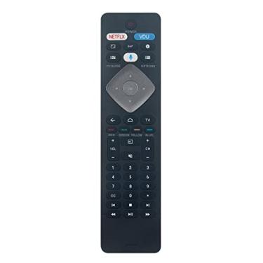Imagem de BT800 Terno de controle remoto de voz de substituição para Smart TV Philips 4K Ultra HD 2160p 65PFL5704/F7 55PFL5704/F7 43PFL5704/F7 50PFL5604/F7 50PFL5704/F7 55PFL5604/F7 65PFL555PFL5604/F7