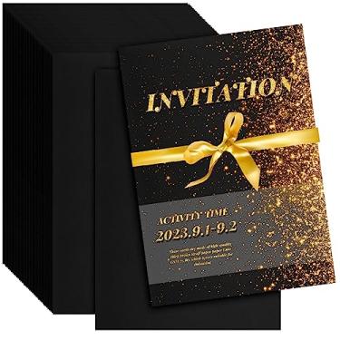 Imagem de Wpxmer 200 folhas de cartolina de cor preta, tamanho cartonado, capa de papel grosso, papel para impressão de cartões artesanais, scrapbooking, faça você mesmo, 21,6 cm x 28 cm (preto)