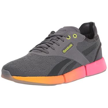 Imagem de Reebok Tênis feminino Dailyfit DMX First Walker, Cinza puro/rosa atômico, 35