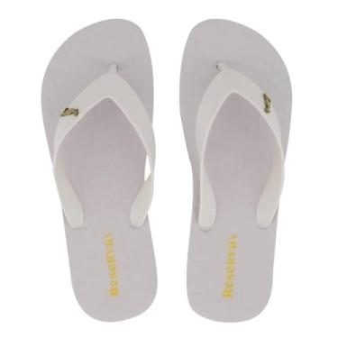 Imagem de Chinelo Reserva Trancoso Logo Branco 37-38