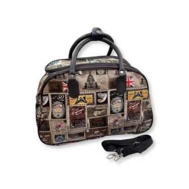 Imagem de Bolsa de Mão Malinha Viagem Frasqueira Bordo - Prime InBox, Marrom