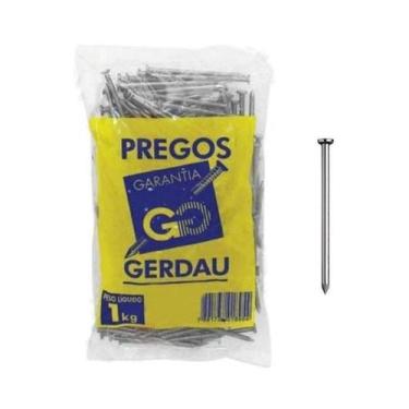Imagem de Prego 22x42 Com Cabeça Gerdau 1kg