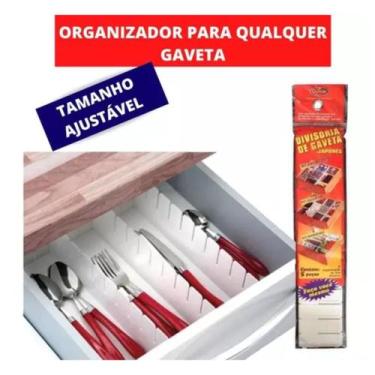 Imagem de  Divisor De Gavetas Japones Overtime Com 5 Tiras Divisórias - RK