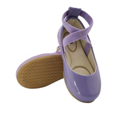 Imagem de Sapatilha Infantil Elastico Dourado Bailarina 2012 - B2A KIDS, 25, Lil