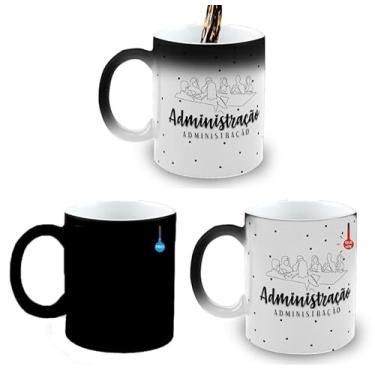 Imagem de Caneca Mágica Porcelana Presente Minimalista Administração
