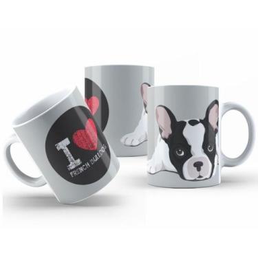 Imagem de Caneca Cerâmica Branca 325ml  Animais Estimação Pet - Mecolour