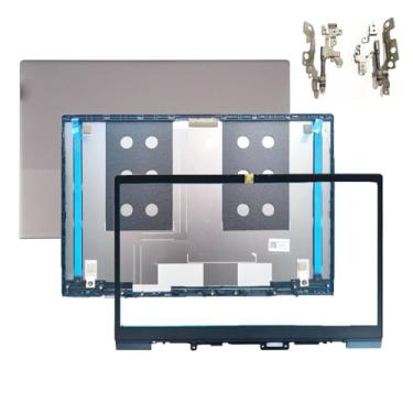 Imagem de Capa traseira LCD de substituição, tampa traseira + moldura frontal LCD + conjunto de dobradiças LCD para Lenovo Thinkbook 14 G2 G3 ITL 20VF 5CB1B02549 5CB1K18593 5H50S28991
