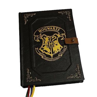 Imagem de Caderno Feito à Mão Grimório Harry Potter - Hogwarts Black A5 200 Folhas