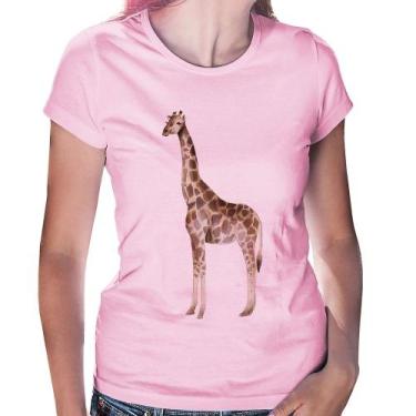 Imagem de Baby Look Girafa - Foca na Moda, Rosa bebê, GGG