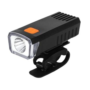 Imagem de simhoa Lanterna de bicicleta LED Lanterna leve à prova d'água USB Recarregável Iluminação de luz dianteira para bicicletas de montanha rodovias ao ar livre