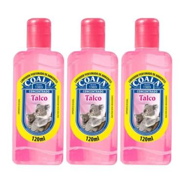 Imagem de Essencia Limpador Perfumado Talco 120ml Coala 3 Unidades