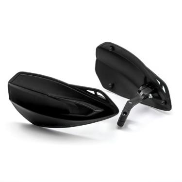 Imagem de Protetores de mão de motocicleta 22 mm de alumínio universal para Dirt Pit Bike MX Motocross Supermoto Racing ATV Quad Scooter (preto)