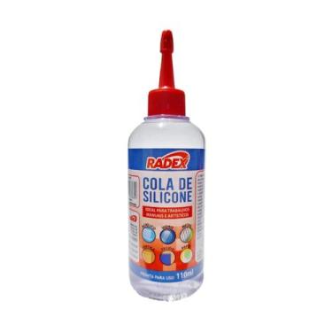 Imagem de Cola de silicone Radex 110ml, uso artístico e profissional