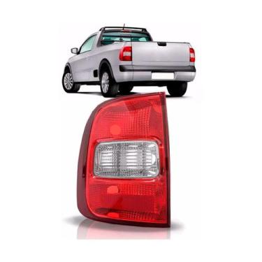Imagem de Lanterna Traseira Saveiro G5 2008 2009 10 11 2012 Bicolor, Esquerdo