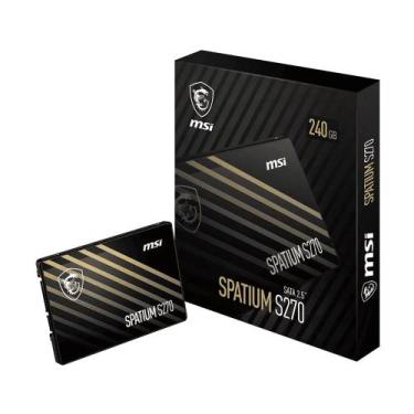 Imagem de SSD 240GB MSI Spatium S270 2.5" SATA III