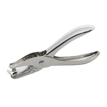 Imagem de SYMEON Perfurador de Papel Metal 1 Furo Tipo Alicate Furador 13x6cm