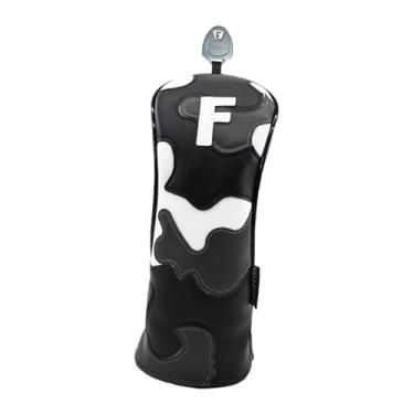 Imagem de UGPLM Tampa da capa da cabeça do clube de golfe forro de pelúcia à prova de arranhões, caixa de proteção contra sugestões de golfe, elegante, suprimentos de, Preto, Aa