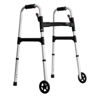 Imagem de Andador idoso c/ rodas desmontavel articulado adulto mercur