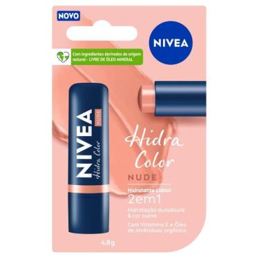 Imagem de Hidratante Labial Nivea Hidra Color Nude 4,8G