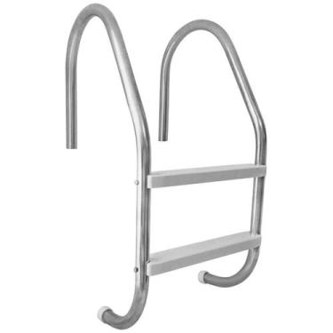 Imagem de Escada Inox Para Piscina 2 Degraus Abs Shop das Cascatas 
