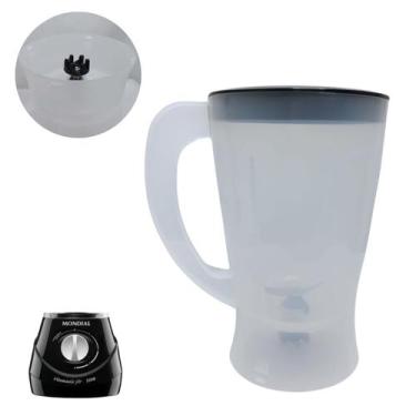 Imagem de Copo de liquidificador clean com tampa 2040 1,5l preto - Mebrasi Capac