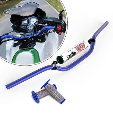 Imagem de Motoroff Guidão De Motocicleta 7/8" Com Manopla Espuma Para Pit Bike, Mini Quadriciclo, Honda Grom, Klx110, Ninja 650R Crf70 Ssr127 Surron Ridstar Q20 Bmx