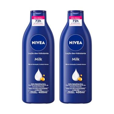 Imagem de NIVEA Kit Loção Hidratante Milk Pele Seca a Extrasseca 400ml (2 unidades)