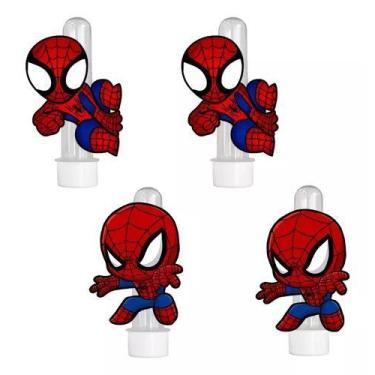 Imagem de 20 Tubetes 3d Personalizado Lembrancinha Homem Aranha Baby - Barbara U