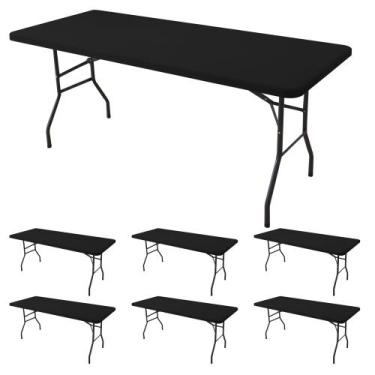 Imagem de Toalha de mesa Enjoyidea adequada para mesa retangular de 8 pés, pacot