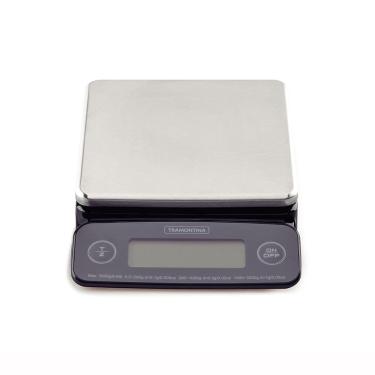 Imagem de Balança Digital Base em Aço Inox Alta Precisão Para Cozinha Adatto 3kg - Tramontina 61101050