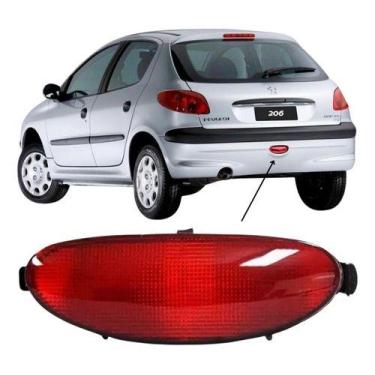Imagem de Lanterna Neblina Parachoque Traseiro Peugeot 206 Todos Rubi - VCG