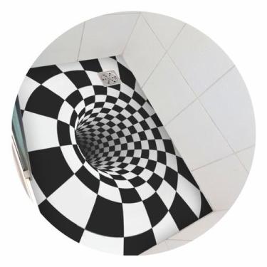 Imagem de Piso vinil antiderrapante para box Buraco 3d - 1,20 x 0,80 metros - Co