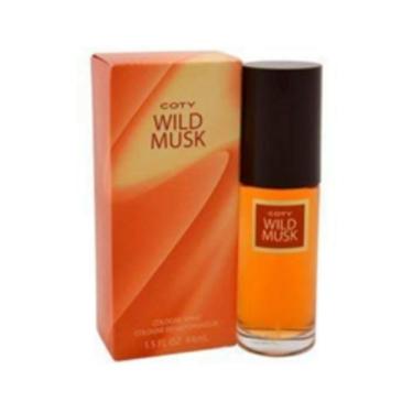 Imagem de Spray de colônia Perfume Coty Wild Musk para mulheres, 44 ml (pacote com