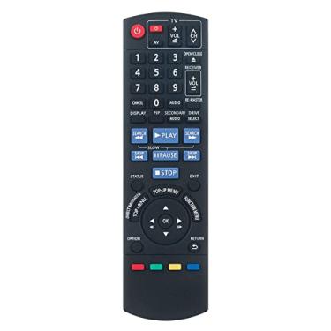 Imagem de ALLIMITY N2QAKB000079 Controle remoto substituído compatível com Panasonic Blu-ray Disc Player DMP-BD65 DMP-BD45EB-K DMP-BD45EG DMP-BD45EE DMP-BD45EF DMP-BD45 DMP-BD45EB