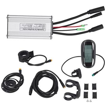 Imagem de Kit de controlador de bicicleta elétrica 22A de alto desempenho com painel LCD6 130x Busário de polegar 8C Sensor de assistência para 500W Motor Diy Modificação de bicicleta