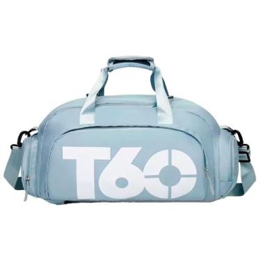 Imagem de Bolsa T60 Academia Transversal Com Compartimentos Cor Azul