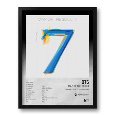 Imagem de Quadro Spotify Álbum Map Of The Soul:7 BTS - Tam. 33x43cm