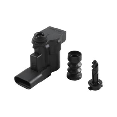 Imagem de Etersec Kit de atuador de trava de porta de tanque de combustível com mola e pino compatível com Jeep Renegade 2016-2022, bússola 2017-2022, Grand Commander 2018-2022, 2 pinos