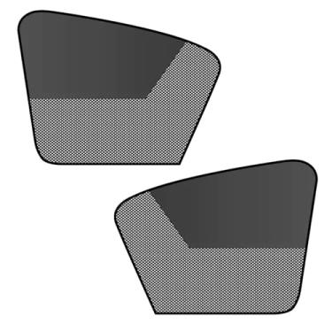 Imagem de Persiana magnética para janela lateral do carro (2 peças) - Protetor solar de fácil instalação para bebês, animais de estimação e proprietários de carros, proteção UV e bloqueio de calor, ajuste