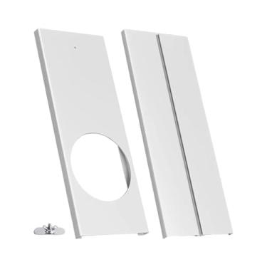 Imagem de Wswqop Kit de janela para ar condicionado portátil para mangueira de exaustão, peças de reposição universais práticas e resistentes, kit de ventilação,