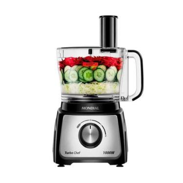 Imagem de Multiprocessador Mondial Turbo Chef 2 Velocidades 1000W com Liquidific