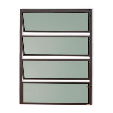 Imagem de Basculante Master Vidro Boreal 80cm X 80cm Brimak Corten