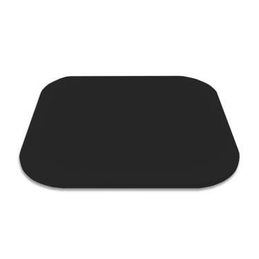 Imagem de Prato Giratório Centro De Mesa Tampo Tábua Para Mesa 50 Cm - Preto Laca