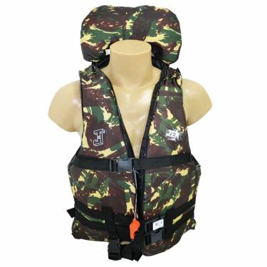 Imagem de Colete Salva Vida Aux. Flutuação Infantil Camuflado 40 A 50kg