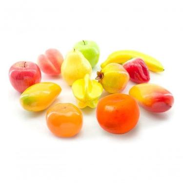 Imagem de Kit 4 Pacotes De Frutas Fruta Artificiais Decoração 48 Unidades