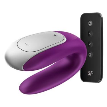 Imagem de Vibrador De Casal Double Fun - Satisfyer - Roxo