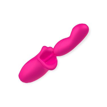 Imagem de Vibrador Em Formato De Boca Com Movimentos Honey Mouth - Lovetoys - Pink