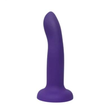 Imagem de Dildo 17x3cm Em Silicone Com Ventosa Roxo - Lovetoys - Roxo