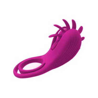 Imagem de Anel Peniano Recarregável Com Línguas Wind S Hande Rosa