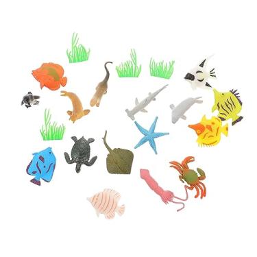 Imagem de BESPORTBLE 1Conjunto Animais Marinhos Simulados Adornos Educativos e Decorativos Menino e Ambientes Brinquedo de Marinha e Durável
